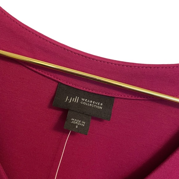 J. Jill Wearever Collection Pocket Dress Boysenberry Size Small NWT - Picture 2 of 8